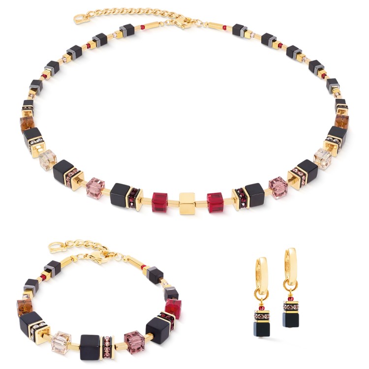 Браслет Coeur de Lion Black-Red 3043/30-1303