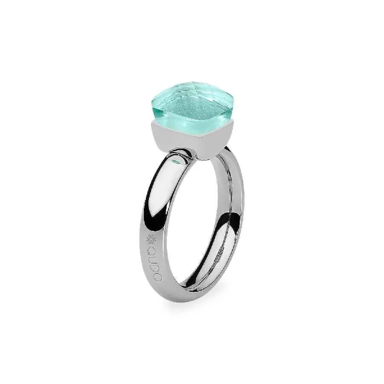 Кольцо Qudo Firenze soft aqua 18 мм 613712 BL/S