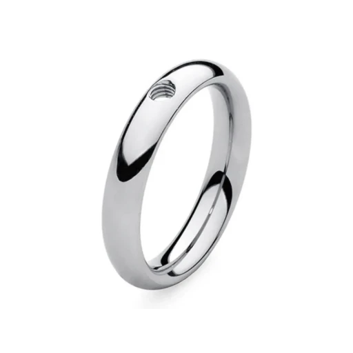 Кольцо Qudo - База Basic Small Silver 18.0 мм 627043 S