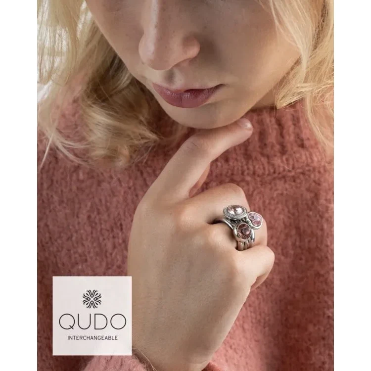 Кольцо Qudo - База Basic Small Silver 18.0 мм 627043 S