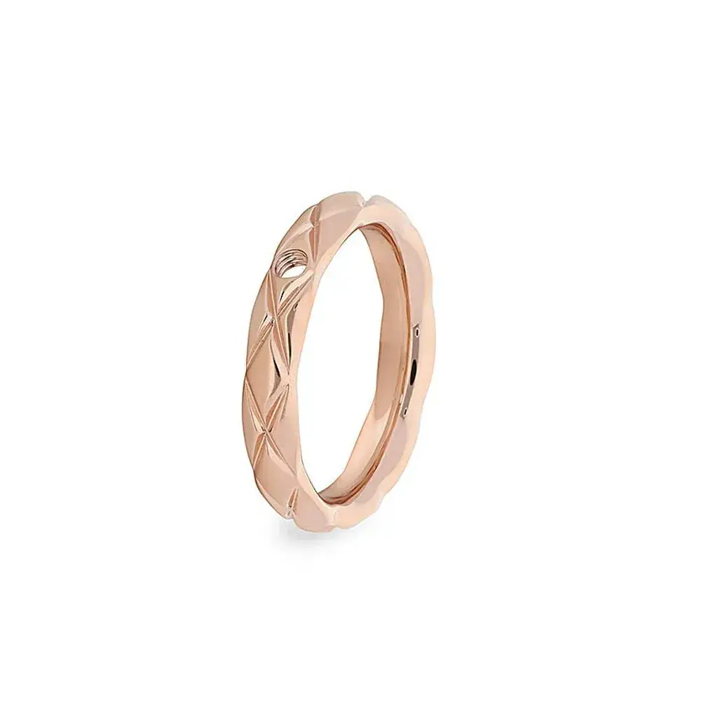 Кольцо Qudo - База Aversa Rose Gold 17.2 мм 616278 RG