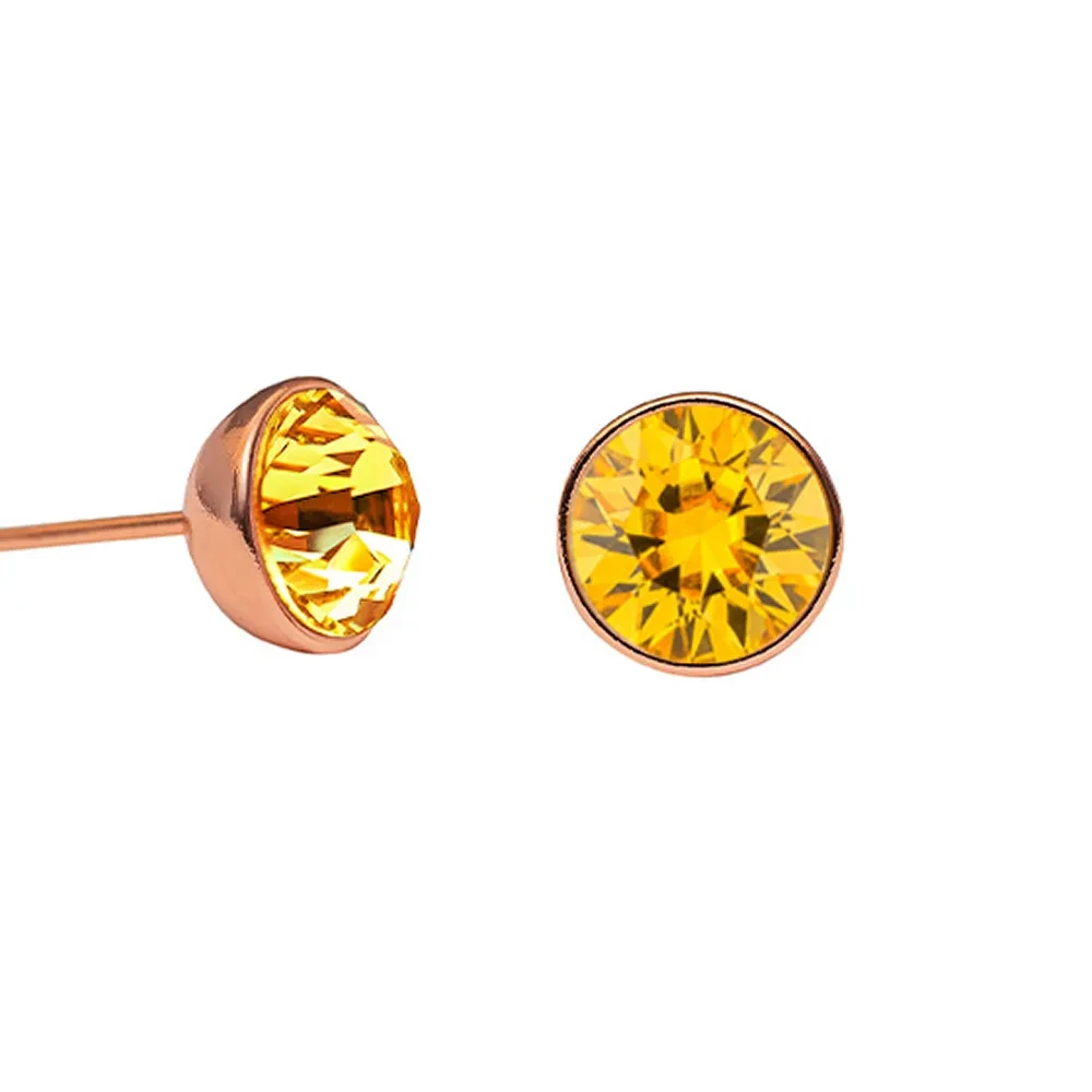 Пусеты Light Smoked Topaz SWE298 LST RG