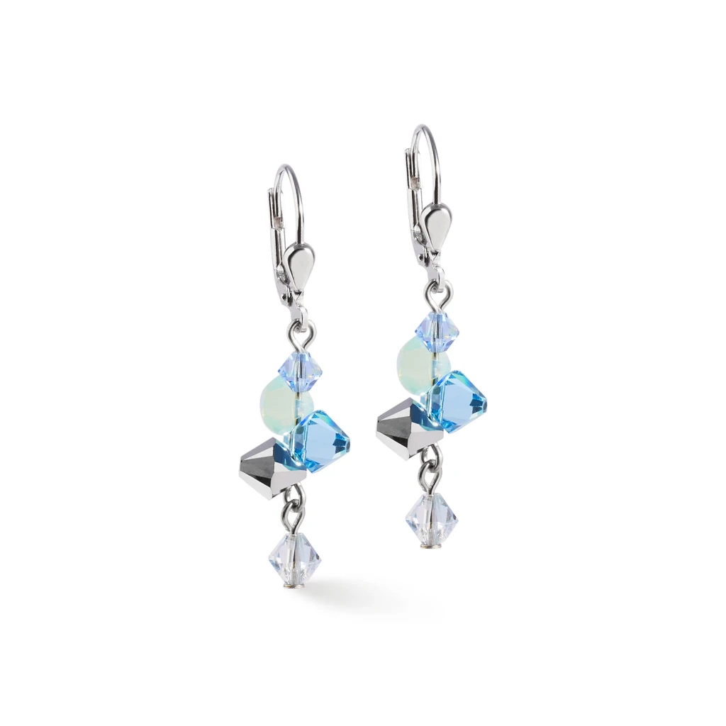 Серьги Coeur de Lion Blue-Aqua 2838/20-0737