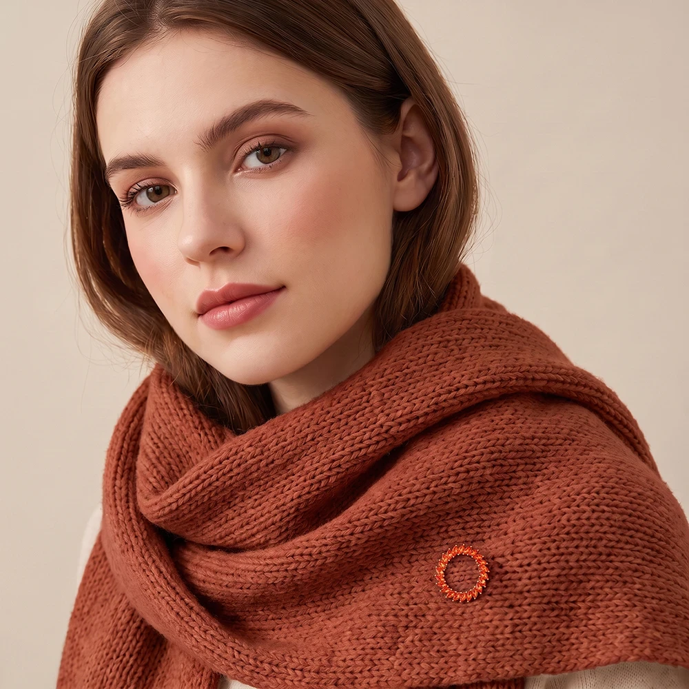 Брошь Fiore Luna FBB01163-11 BR/G
