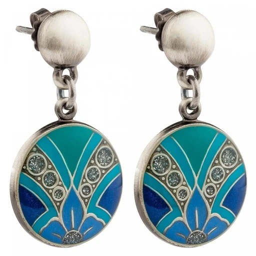 Серьги Clara Bijoux Лепестки A12613-13 BL