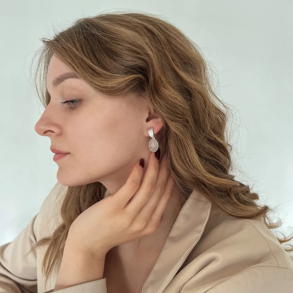 Серьги Possebon Q. Rose A0134.7 S