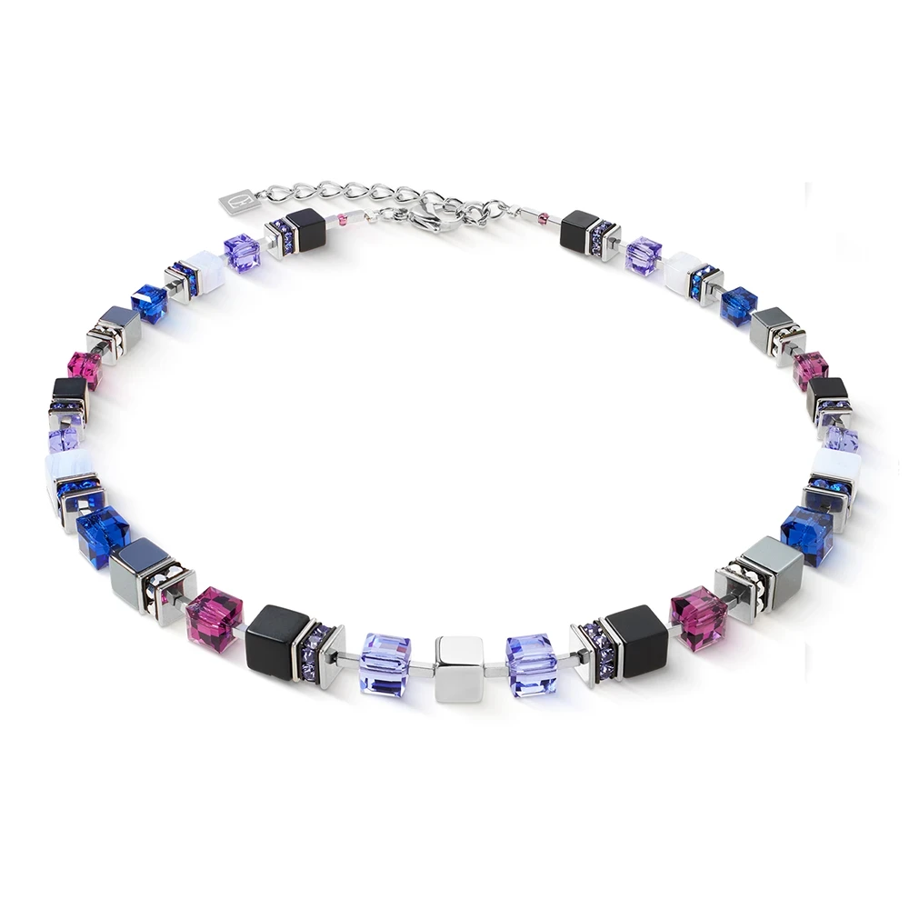 Колье Coeur de Lion Blue-Purple 3039/10-0708