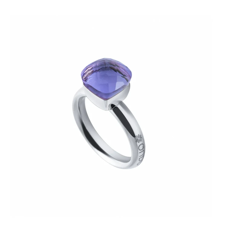 Кольцо Qudo Firenze medium orchid 19 мм 611975 R/S