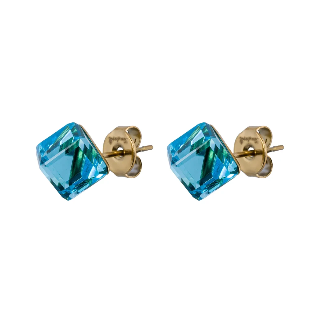 Fiore Luna Пусеты Aquamarine SWE2127/2 A G