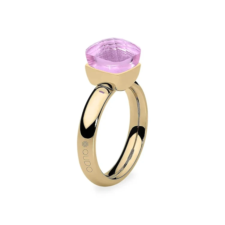 Кольцо Qudo FIRENZE 18 (G) Light Rose 107001/40-5902 18