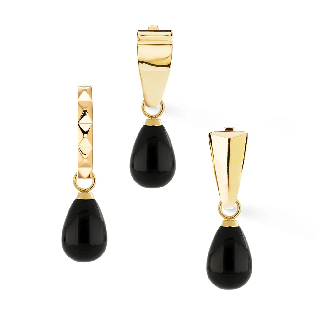 Подвески на серьгу Gold-Black 0051/44-1316