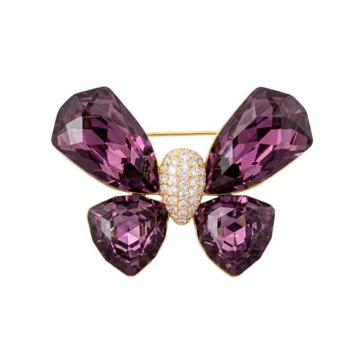 Брошь Бабочка crystal violet XR12803 V/G Fiore Luna