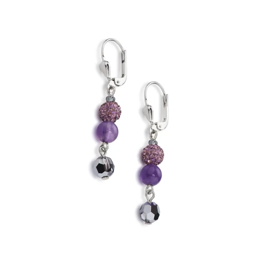 Серьги Coeur de Lion Purple 4895/20-0800