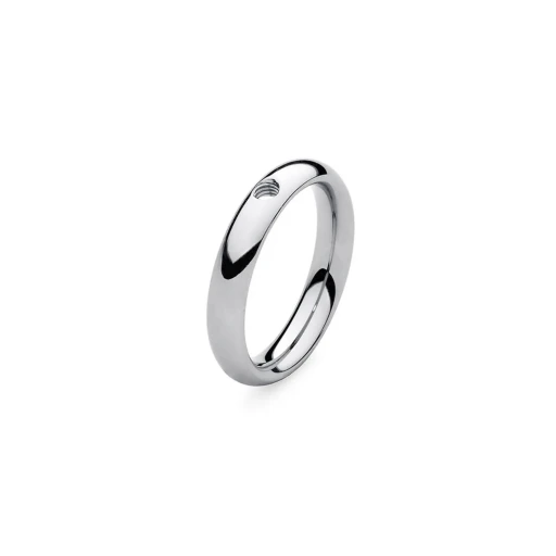 Кольцо Qudo - База Basic Small Silver 17.2 мм 627042 S
