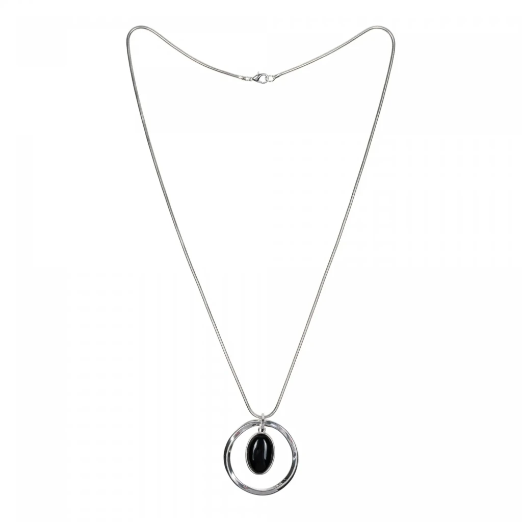 Колье Fiore Luna BLACK QUARTZ LN5135 BW/S