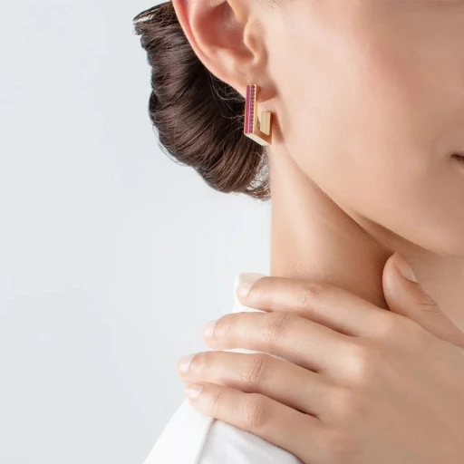 Coeur de Lion Пусеты Pink-Gold 0133/21-0416
