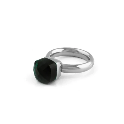 Кольцо Qudo Firenze emerald 18 мм 610448 G/S