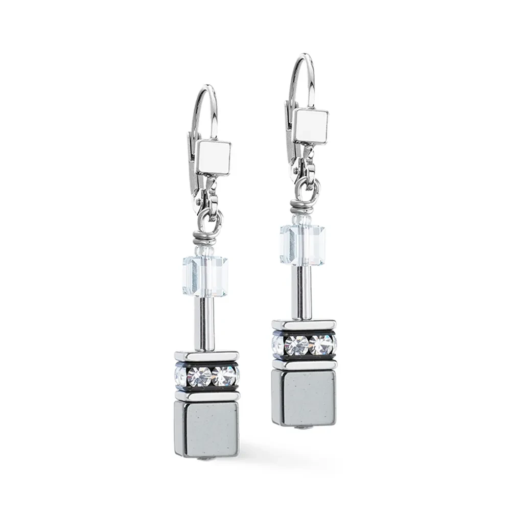 Серьги Coeur de Lion Grey-Silver 4015/20-1217