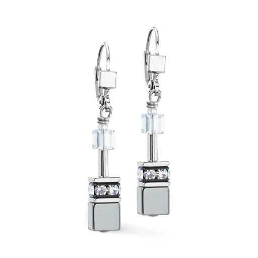 Серьги Coeur de Lion Grey-Silver 4015/20-1217