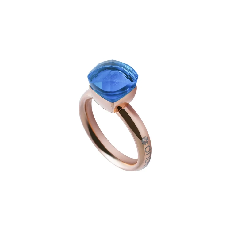 Кольцо Qudo Firenze sapphire 18 мм 611725 BL/RG
