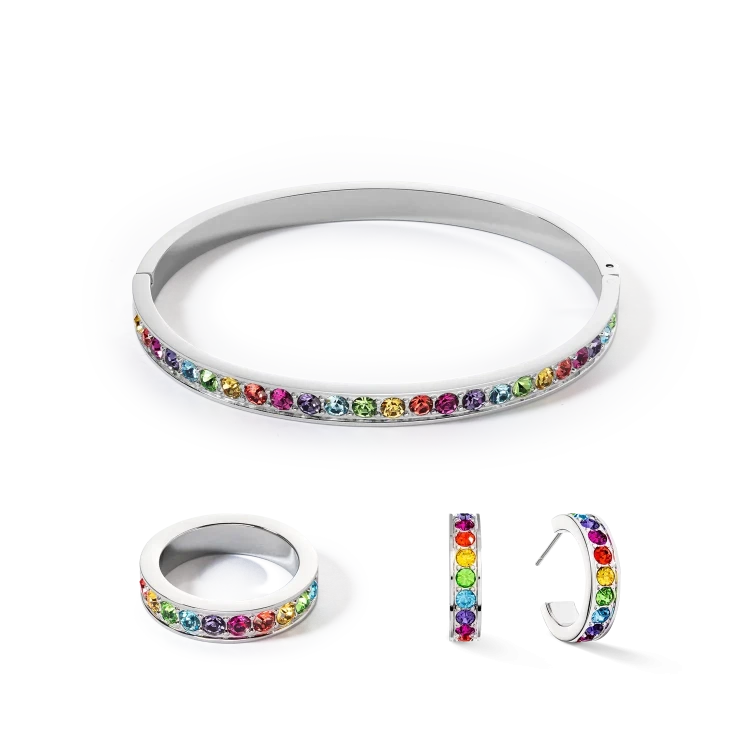 Браслет Coeur de Lion Multicolour Silver 17 см 0131/33-1517