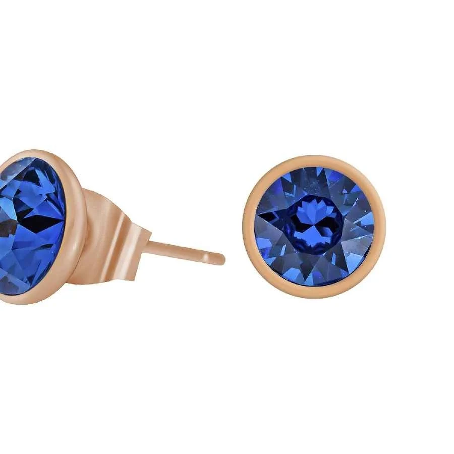 Пусеты Fiore Luna Capri Blue SWE298 CB RG