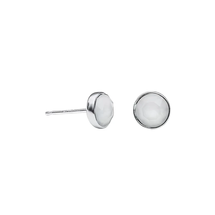 Пусеты Crystal Powder Grey Fiore Luna SWE297 CPG S