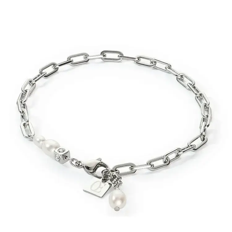 Браслет Coeur de Lion White-Silver 1112/30-1417