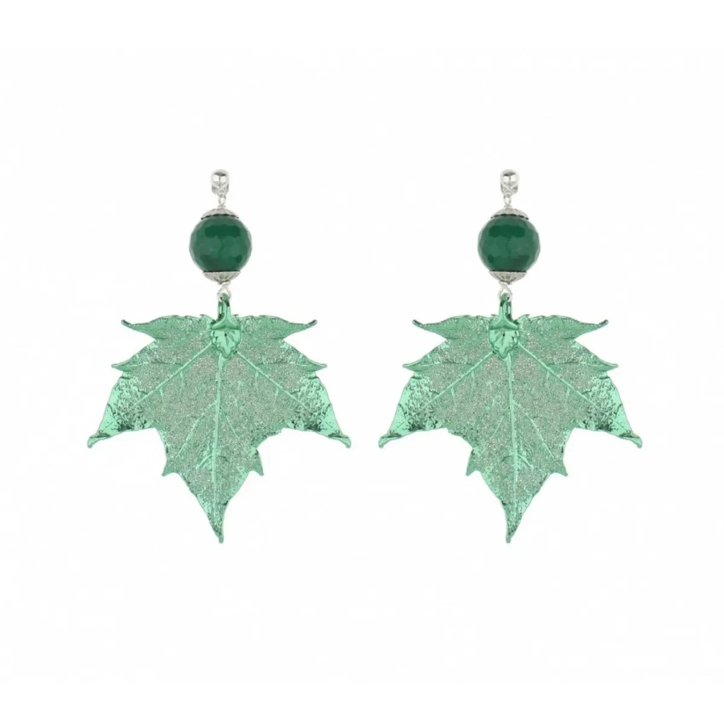 Серьги Ester Bijoux Канадский Клён OR923-S G