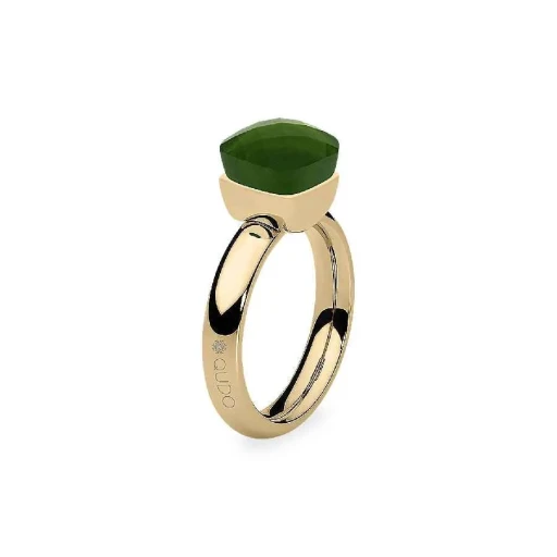 Кольцо Qudo Firenze olive 16.5 мм 610020 G/RG