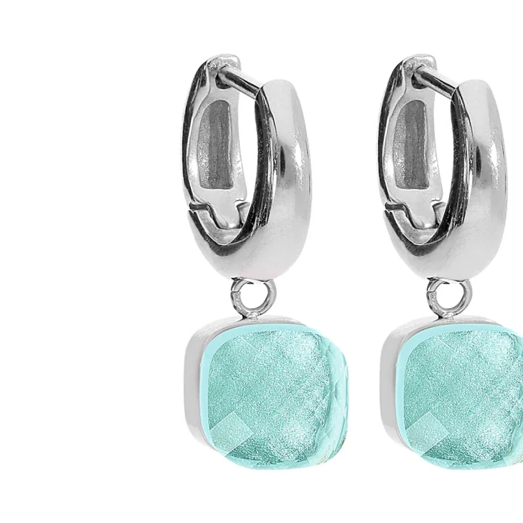 Серьги Qudo Firenze soft aqua 300411 BL/S