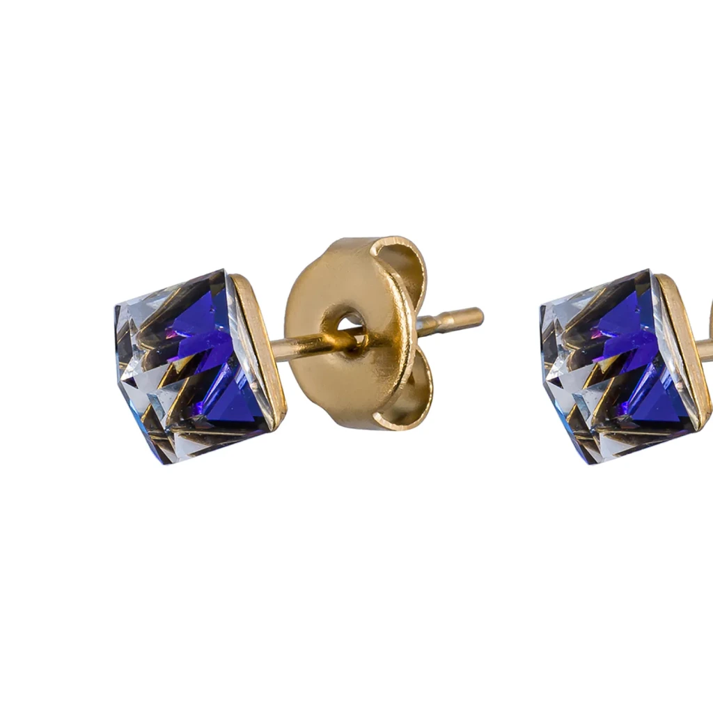 Fiore Luna Пусеты Crystal Blue SWE0127/1 B G