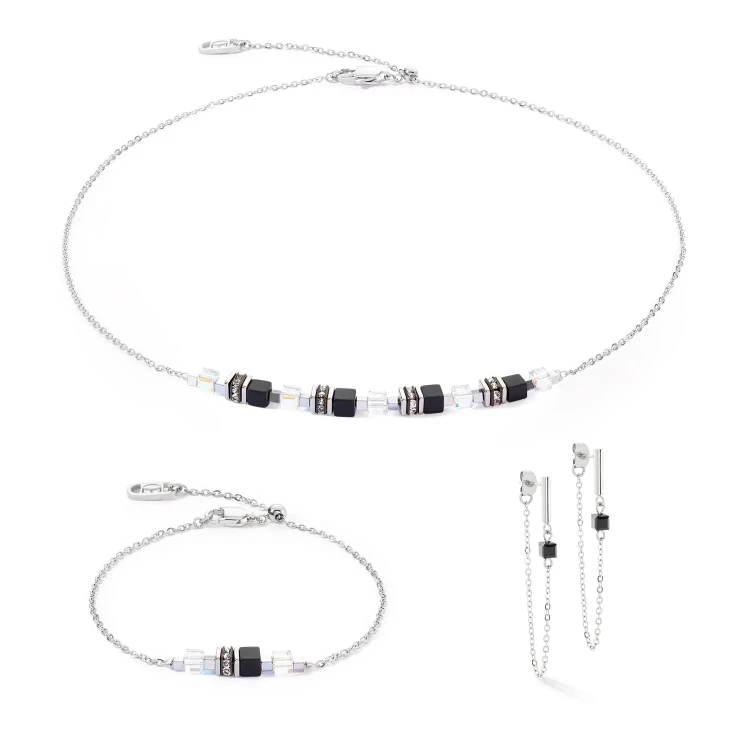Браслет Coeur de Lion Black-Silver 5076/30-1317