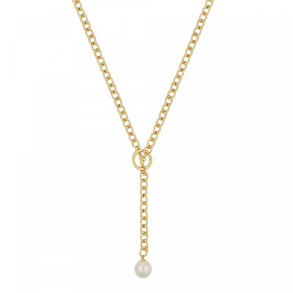 Колье Fiore Luna Pearl B2103PE-N05.1 BW/G