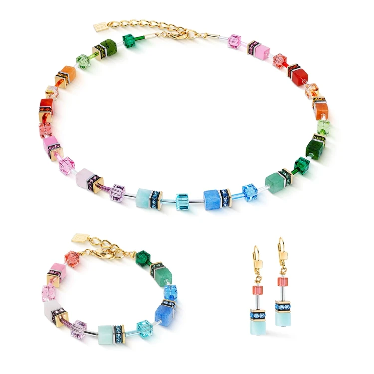 Колье Coeur de Lion Multicolour Rainbow 4905/10-1520
