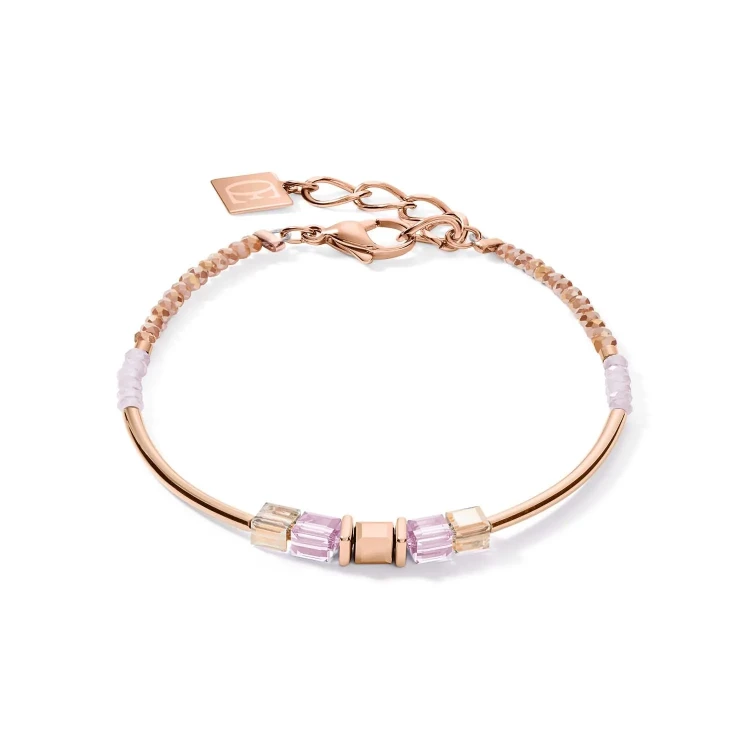Браслет Coeur de Lion Rose Gold Lilac 5042/30-0829