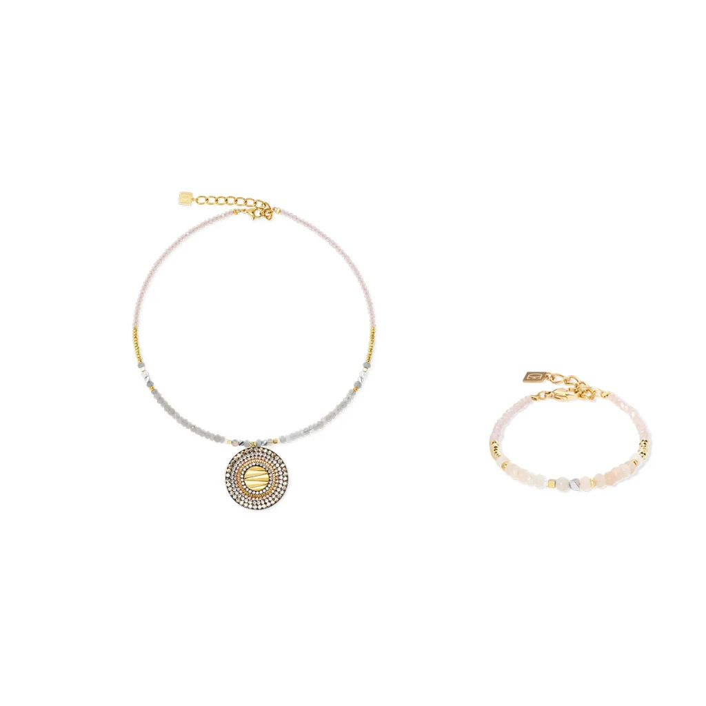 Колье Coeur de Lion Beige-Gold 2037/10-1016