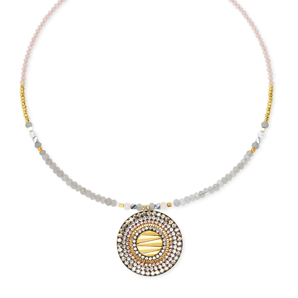 Колье Coeur de Lion Beige-Gold 2037/10-1016