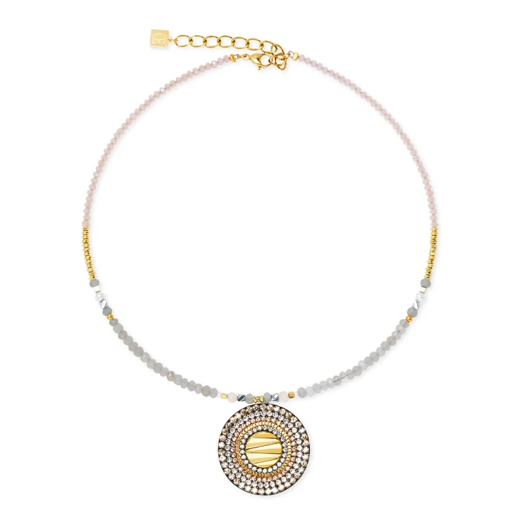 Колье Coeur de Lion Beige-Gold 2037/10-1016