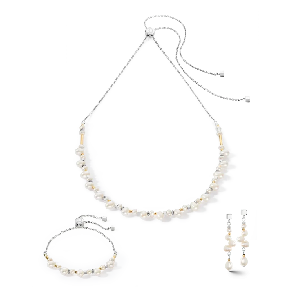 Пусеты Coeur de Lion White bicolor 1106/21-1426