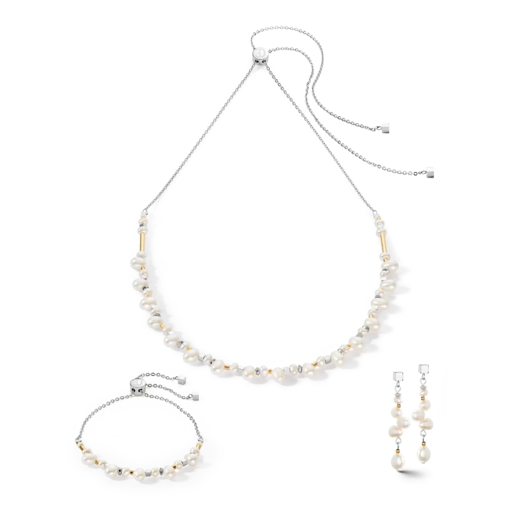 Пусеты Coeur de Lion White bicolor 1106/21-1426