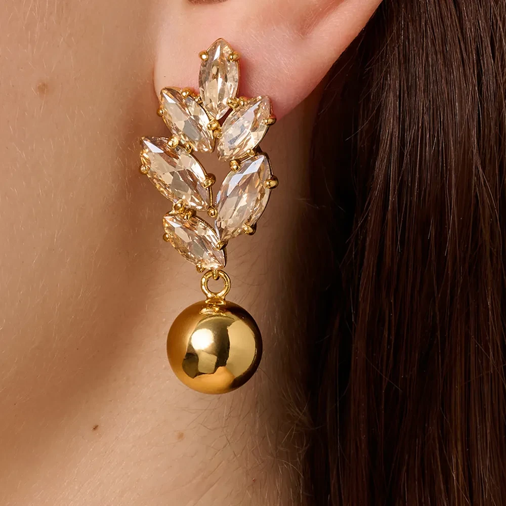 Серьги Dyrberg Kern BALETE SG GOLDEN 470025