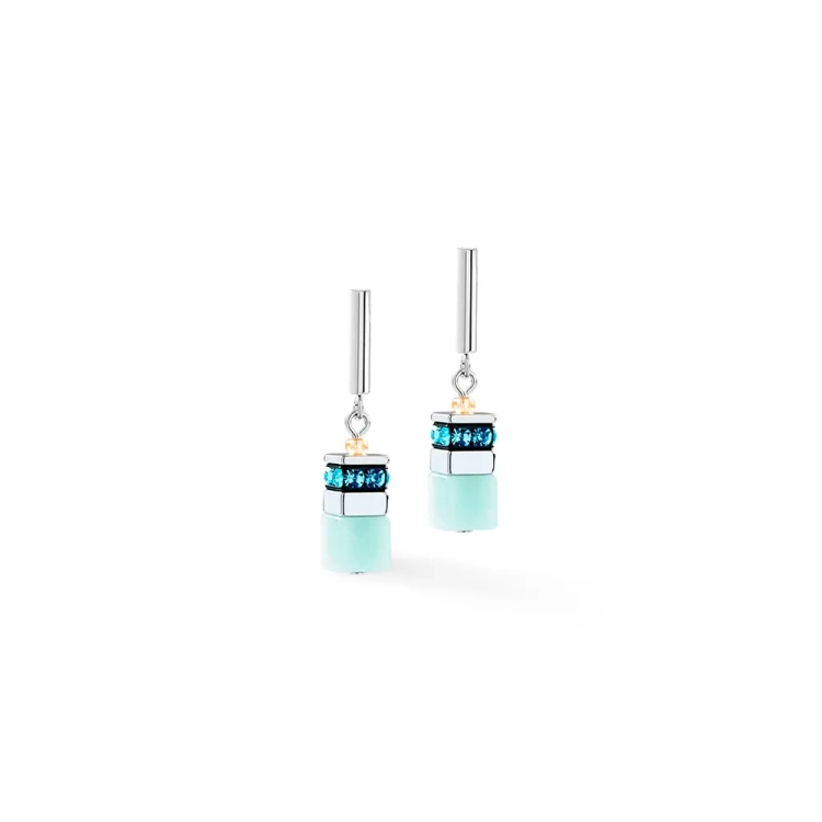 Серьги Coeur de Lion Multicolour Pastel Silver 3017/21-1580