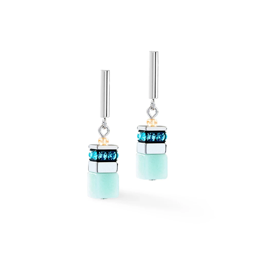 Серьги Coeur de Lion Multicolour Pastel Silver 3017/21-1580