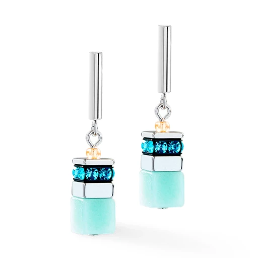 Серьги Coeur de Lion Multicolour Pastel Silver 3017/21-1580