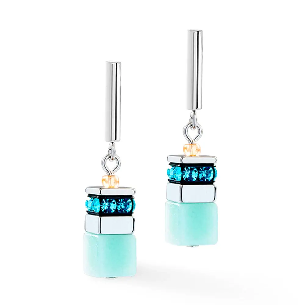 Серьги Coeur de Lion Multicolour Pastel Silver 3017/21-1580