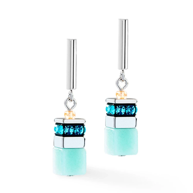 Серьги Coeur de Lion Multicolour Pastel Silver 3017/21-1580