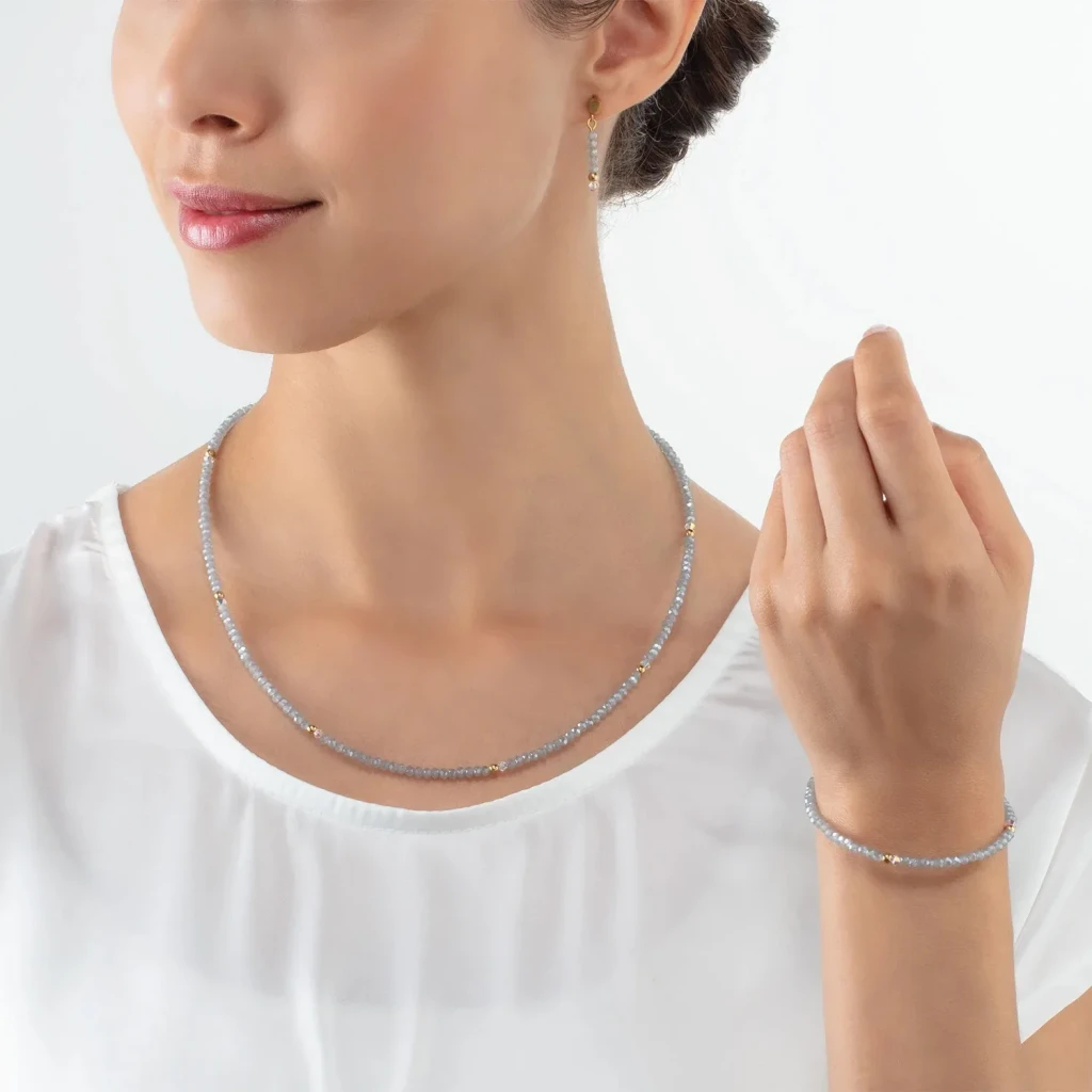Колье Coeur de Lion Ice Blue 2033/10-0730