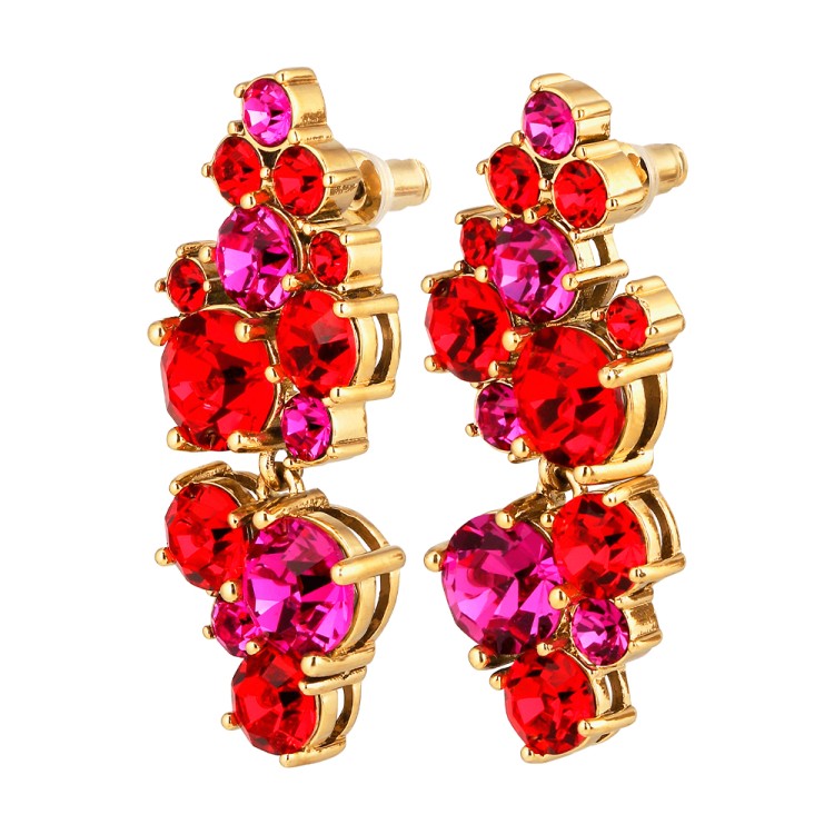 Серьги Dyrberg Kern MARIGOLD SG RED MIX 490222