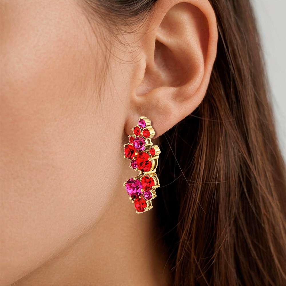 Серьги Dyrberg Kern MARIGOLD SG RED MIX 490222